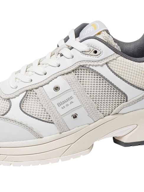 EAGLE Baskets de course blanc/argent - Chaussures Homme
