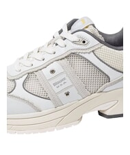 BLAUER EAGLE Baskets de course blanc/argent - Chaussures Homme - 5