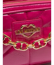 LOVE MOSCHINO GOLD CHAIN Sac à dos magenta - Sacs pour Femme - 3