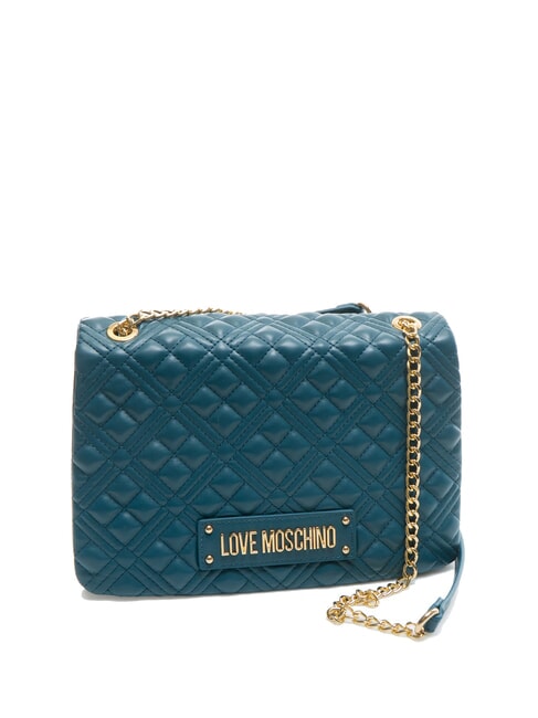 QUILTED Convertible Sac bandoulière/épaule émeraude - Sacs pour Femme