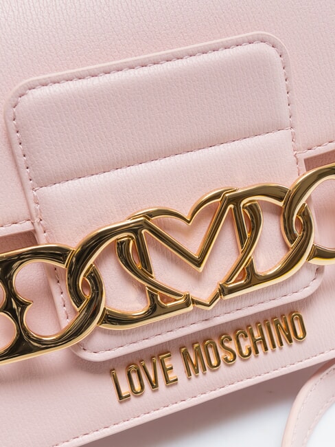 HEART CHAIN Sac à bandoulière Rose - Sacs pour Femme