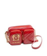 LOVE MOSCHINO CITY POCKETS Sac porté épaule matelassé ROUGE - Sacs pour Femme - 2
