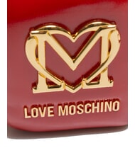 LOVE MOSCHINO CITY POCKETS Sac porté épaule matelassé ROUGE - Sacs pour Femme - 3