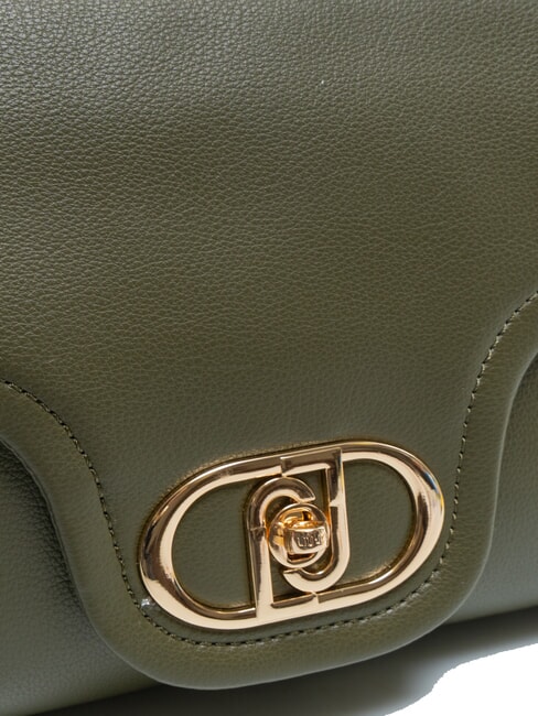 DYANI Sac à bandoulière avec bandoulière armée verte - Sacs pour Femme