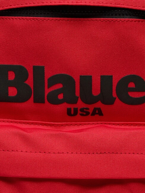 BASIC Sac à dos avec maxi logo imprimé rouge - Sacs à dos pour l'École & les Loisirs