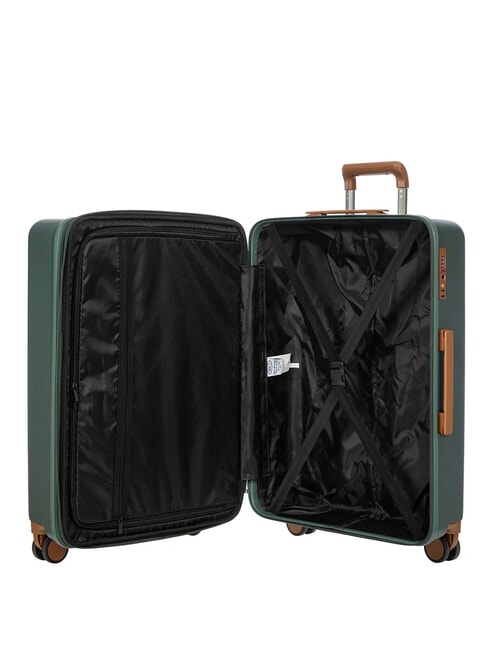 FERRARA Lot de 3 chariots : cabine, moyen et grand extensible vert - Ensemble Valises