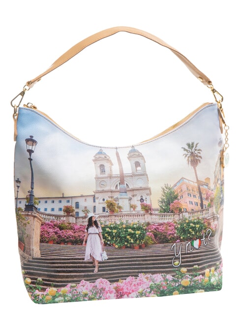 YESBAG Sac à bandoulière Hobo floral - Sacs pour Femme