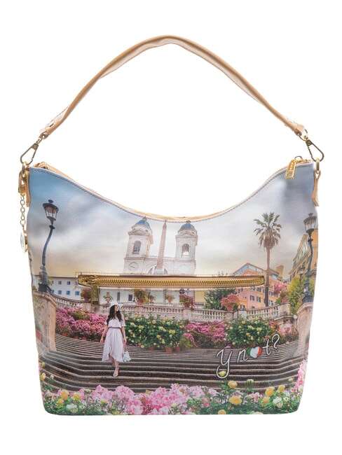 YESBAG Sac à bandoulière Hobo floral - Sacs pour Femme