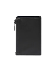 PIQUADRO URBAN Portefeuille compact en cuir avec curseur gris noir - Portefeuilles Homme - 4