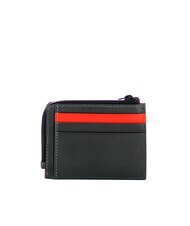 PIQUADRO URBAN  Porte-cartes en cuir avec zip gris - Portefeuilles Homme - 2