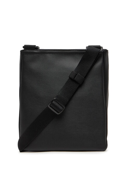 CKJ MONO LOGO Sac plat sur noir - Sacs pour Femme