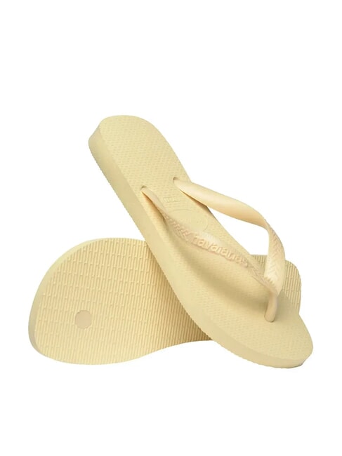 TOP SENSES Tongs cr&egrave;me au beurre - Chaussures Femme