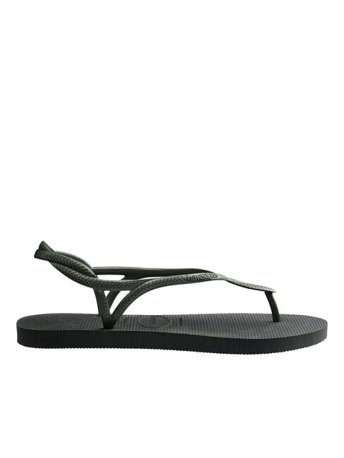 Tongs LUNA vert olive - Chaussures Femme