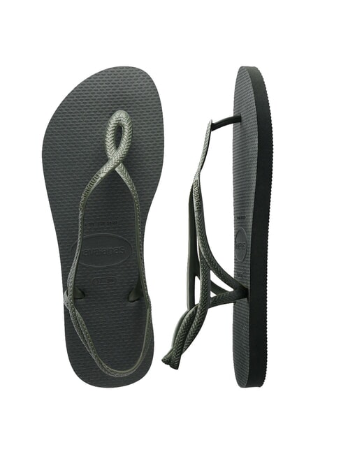Tongs LUNA vert olive - Chaussures Femme