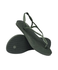 HAVAIANAS Tongs LUNA vert olive - Chaussures Femme - 5