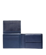 PIQUADRO LIKO Portefeuille avec porte-monnaie bleu - Portefeuilles Homme - 2