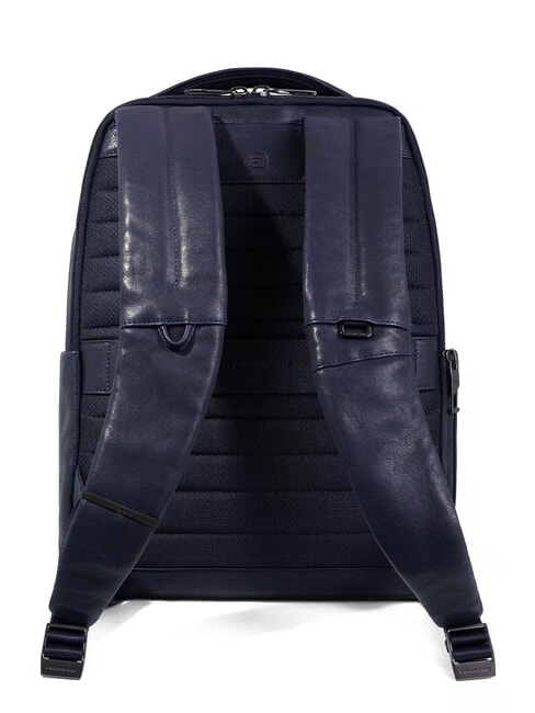 CARL Sac &agrave; dos PC 14", en cuir bleu - Sacs &agrave; dos pour ordinateur portable