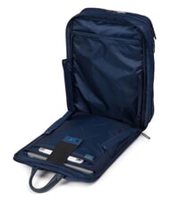 PIQUADRO TRAKAI Sac à dos fastcheck extensible, support pc 15,6" bleu - Sacs à dos pour ordinateur portable - 4