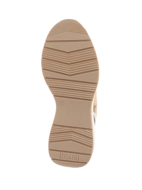 GEO JR Baskets blanc cassé/beige géo - Chaussures Femme