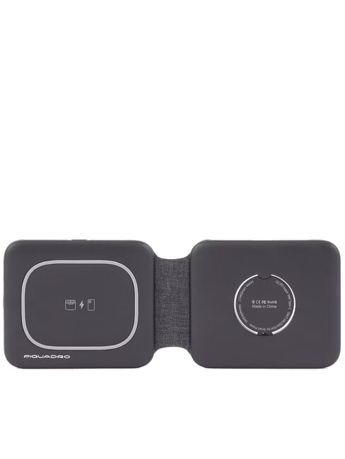 BAGMOTIC  Chargeur sans fil pliable 3 en 1 Noir - Étui pour tablette & Organiseur