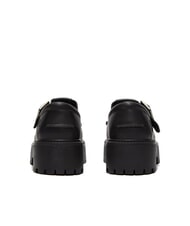 TIMBERLAND STONE STREET BUCKLE Chaussure &agrave; plateforme en cuir noir pleine fleur - Chaussures Femme - 7