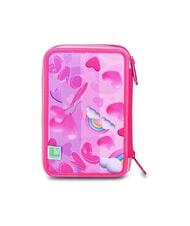 SJGANG FLYUNICORN GIRL Trousse &agrave; crayons 3 zips compl&egrave;te avec kit scolaire fuxiafluo - &Eacute;tuis et Accessoires - 7