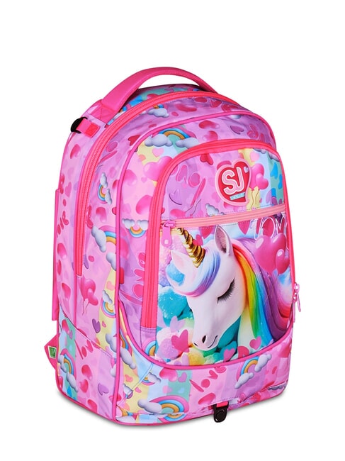 FLYUNICORN GIRL 3WD Sac &agrave; dos &agrave; roulettes amovible, 3 roues fuxiafluo - Sacs &agrave; dos &agrave; roulettes