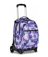 INVICTA PLUG FANTASY Sac &agrave; dos &agrave; roulettes amovible, support pour ordinateur portable fleurs de lys - Sacs &agrave; dos &agrave; roulettes - 2