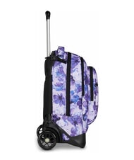 INVICTA PLUG FANTASY Sac &agrave; dos &agrave; roulettes amovible, support pour ordinateur portable fleurs de lys - Sacs &agrave; dos &agrave; roulettes - 3