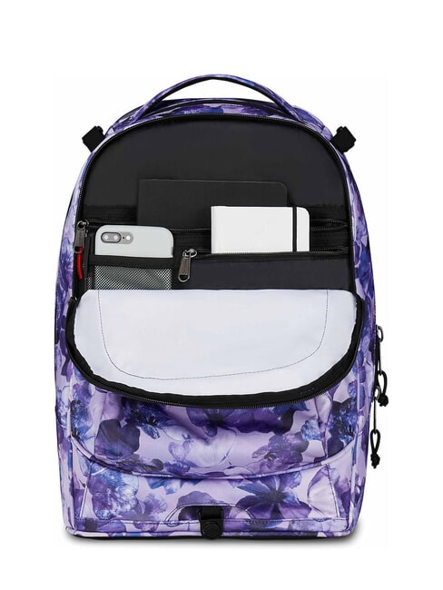 PLUG FANTASY Sac &agrave; dos &agrave; roulettes amovible, support pour ordinateur portable fleurs de lys - Sacs &agrave; dos &agrave; roulettes