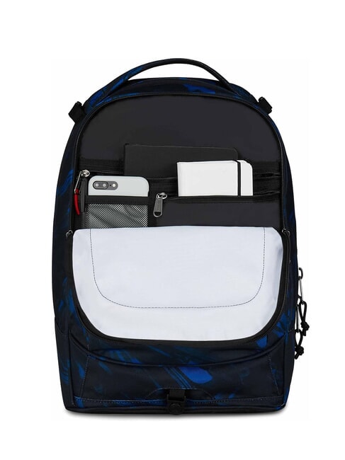 PLUG FANTASY Sac &agrave; dos &agrave; roulettes amovible, support pour ordinateur portable vagues ondulantes - Sacs &agrave; dos &agrave; roulettes