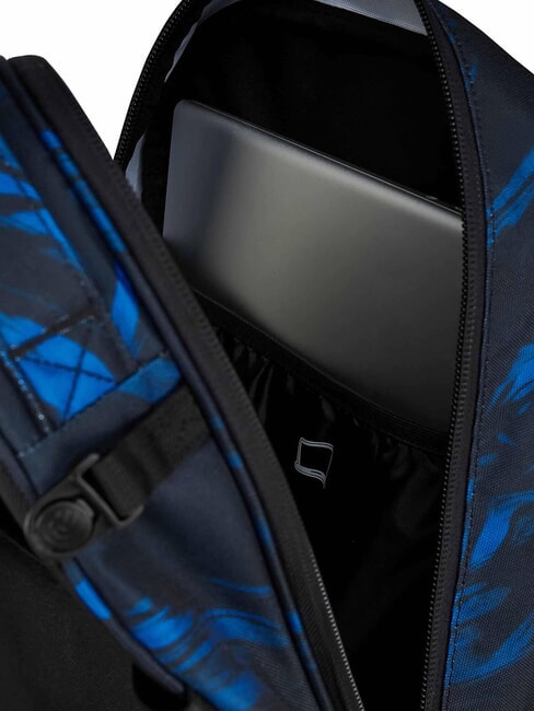 PLUG FANTASY Sac &agrave; dos &agrave; roulettes amovible, support pour ordinateur portable vagues ondulantes - Sacs &agrave; dos &agrave; roulettes