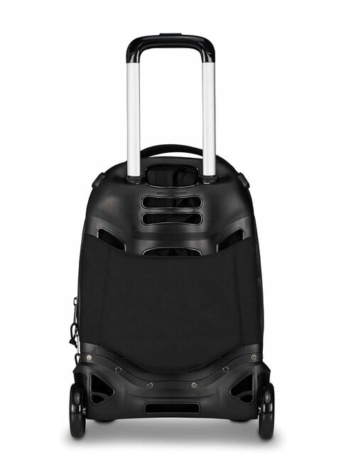 PLUG FANTASY Sac &agrave; dos &agrave; roulettes amovible, support pour ordinateur portable noir bross&eacute; - Sacs &agrave; dos &agrave; roulettes