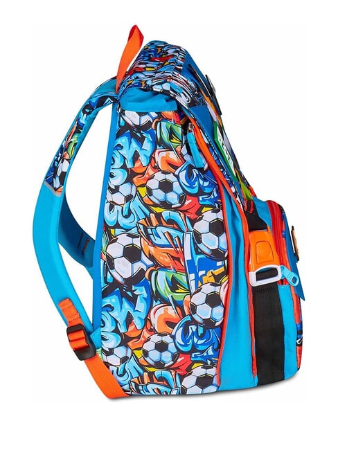 TINYPATCH BOY Sac à dos extensible avec patch turquoise vif - Sacs à dos pour l'École & les Loisirs