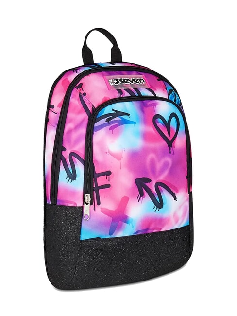 PAINT GIRL JACK 3WD Trolley 2 sacs &agrave; dos d&eacute;tachables, 3 roues RHODAMINE RED - Sacs &agrave; dos &agrave; roulettes