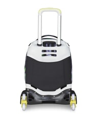 SEVEN PAINT BOY JACK 3WD Trolley 2 sacs &agrave; dos d&eacute;tachables, 3 roues Noir - Sacs &agrave; dos &agrave; roulettes - 5