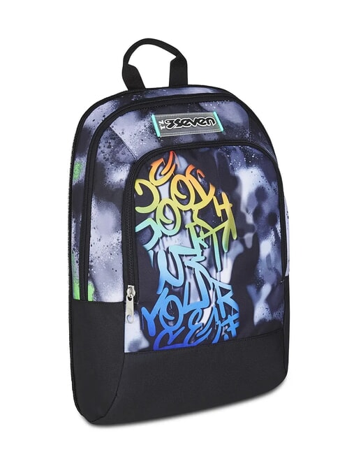 PAINT BOY JACK 3WD Trolley 2 sacs &agrave; dos d&eacute;tachables, 3 roues Noir - Sacs &agrave; dos &agrave; roulettes