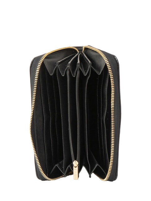 AMBER  Portefeuille zippé NOIR - Portefeuilles Femme