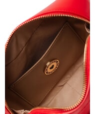 LOVE MOSCHINO CURSIVE LOGO Mini sac à bandoulière ROUGE - Sacs pour Femme - 4