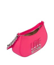 LOVE MOSCHINO MIDDLE CHAIN Sac à bandoulière fuchsia - Sacs pour Femme - 3