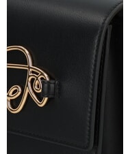 LOVE MOSCHINO CURSIVE LOGO Sac à bandoulière avec bandoulière Noir - Sacs pour Femme - 4