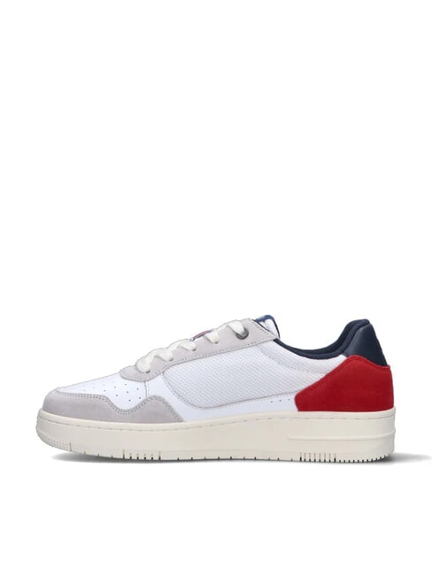 AUSTIN MASTER Baskets blanc/bleu marine/rouge - Chaussures Homme