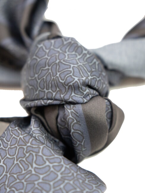 STAMPA ALL OVER Foulard carr&eacute; en soie essence - &Eacute;charpes