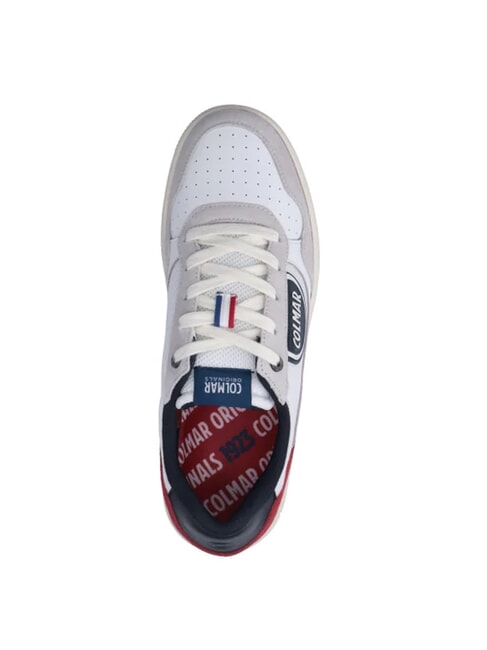 AUSTIN MASTER Baskets blanc/bleu marine/rouge - Chaussures Homme