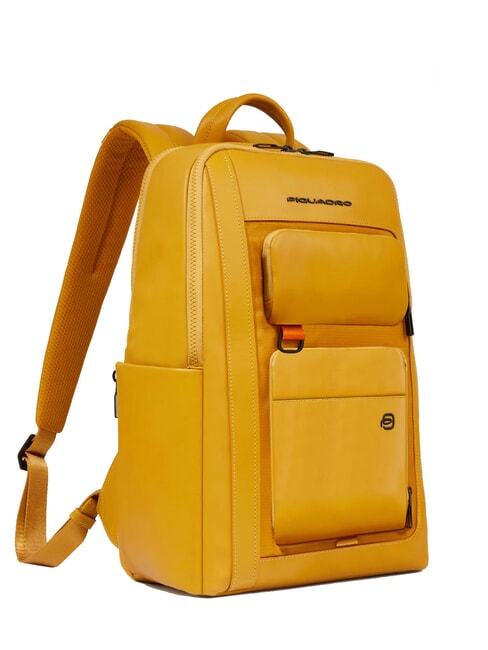 CAMPIONARIO - LIKO Sac &agrave; dos pour ordinateur portable 14 pouces jaune - Sacs &agrave; dos pour ordinateur portable