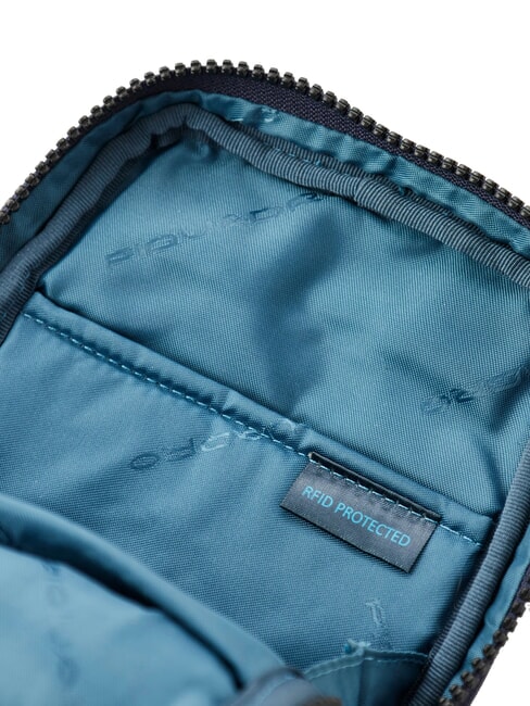 CAMPIONARIO - LIKO Sac porte-smartphone bleu - Sacs en Bandouli&egrave;res pour Homme