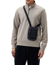 PIQUADRO CAMPIONARIO - LIKO Sac porte-smartphone bleu - Sacs en Bandouli&egrave;res pour Homme - 4