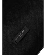 GIANNI CHIARINI AURORA Sac &agrave; main effet peau de poney Noir - Sacs pour Femme - 5