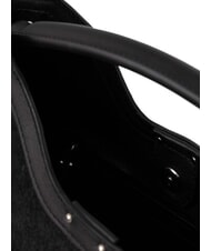 GIANNI CHIARINI AURORA Sac &agrave; main effet peau de poney Noir - Sacs pour Femme - 6