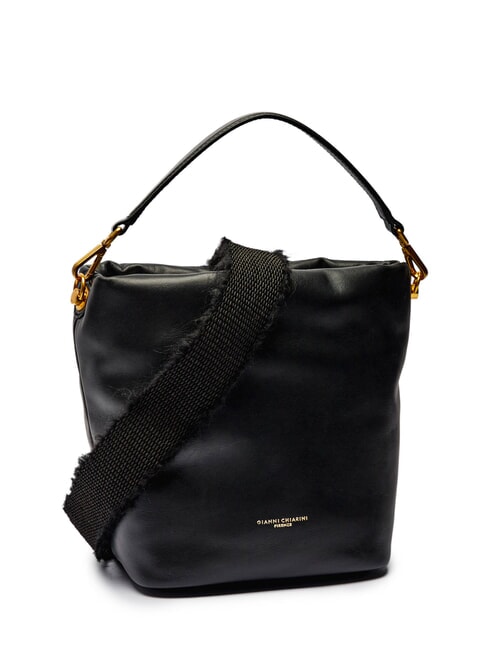 MIREA Sac seau en cuir Noir - Sacs pour Femme